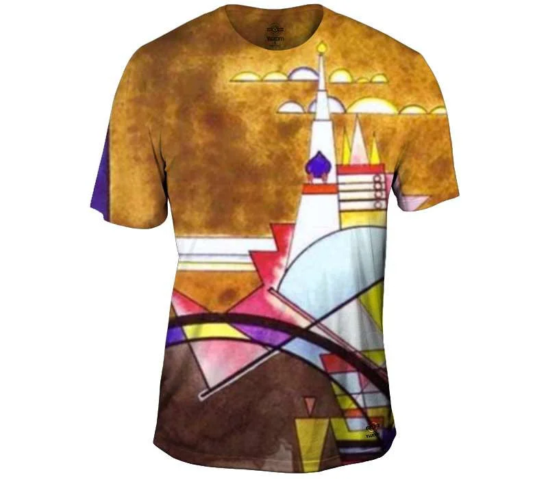 Men's ribbed t - shirts with a textured finish for added stylePicture XVI. The Great Gate of Kiev - Kandinsky