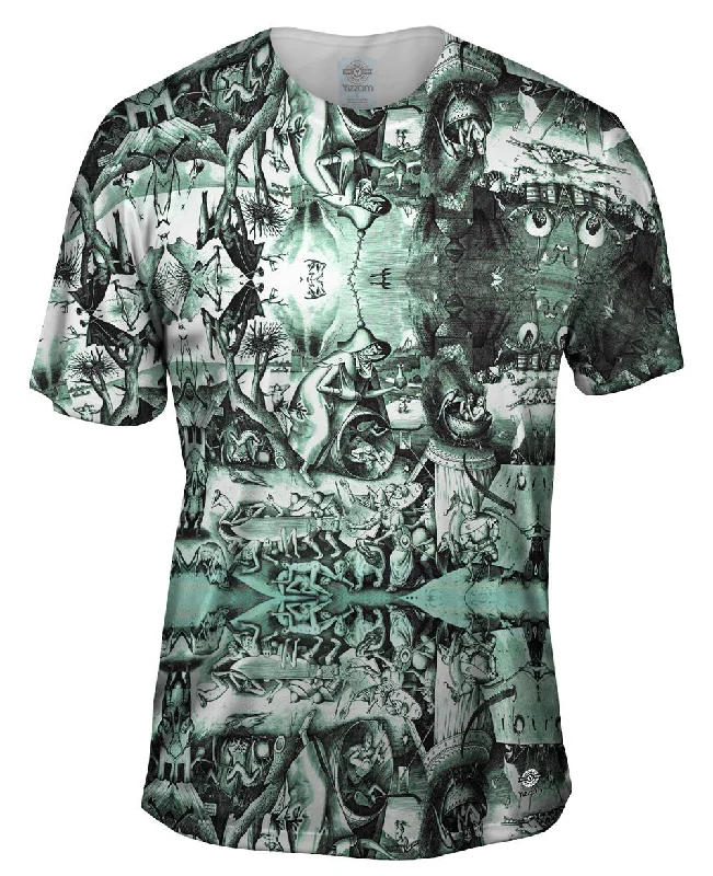 Men's long - sleeve henley t - shirts with button - down placketsPieter Bruegel the Elder - "Last Judgment"