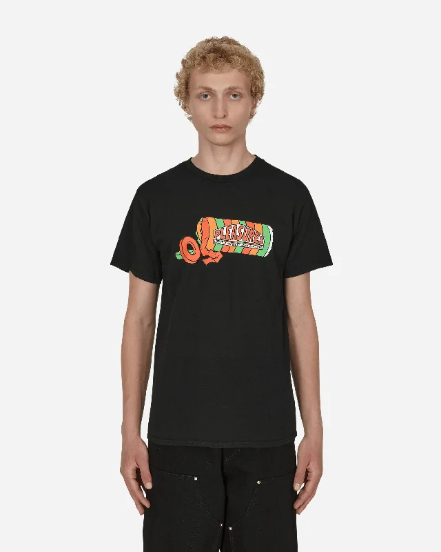 Men's tie - dye t - shirts with a bohemian styleSuck Washed T-Shirt Black