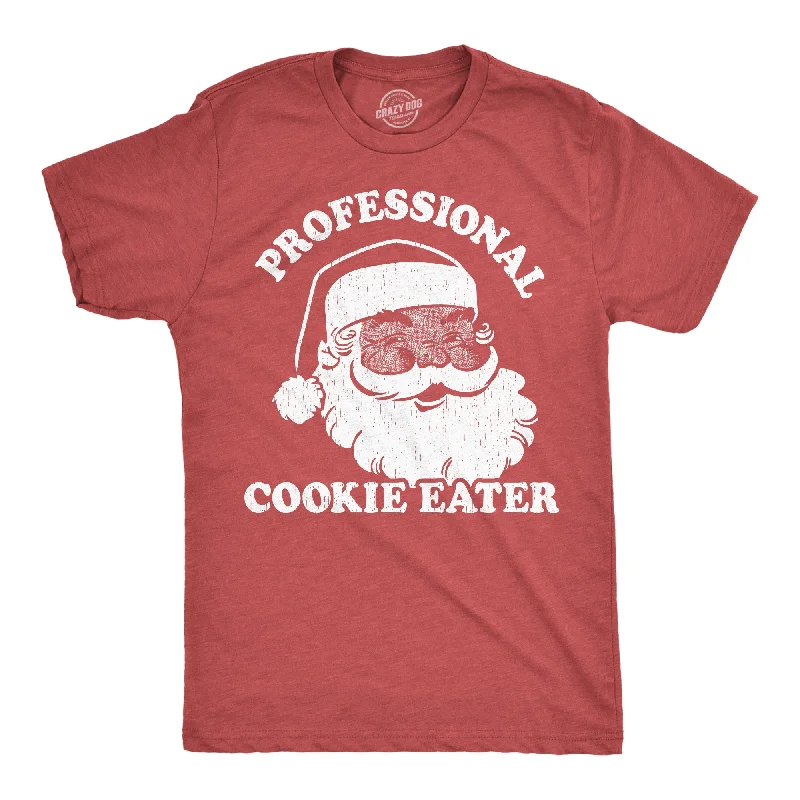 Men's button - front t - shirts with a unique artistic printProfessional Cookie Eater Men's T Shirt