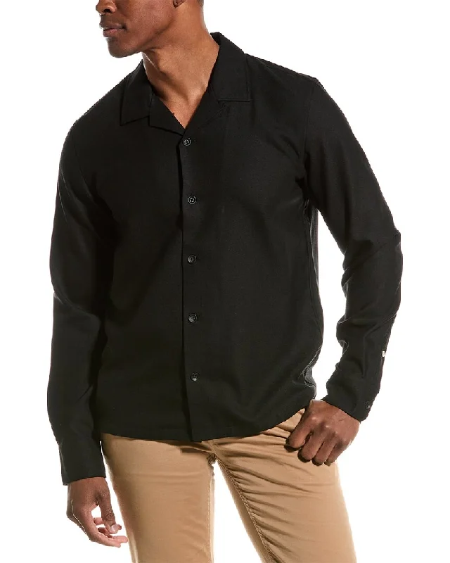 Men's printed Hawaiian t - shirts for tropical vacationsrag & bone Avery Wool-Blend Shirt