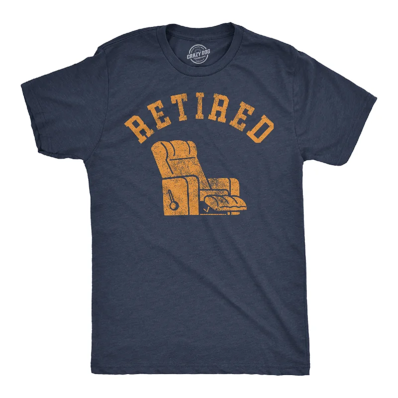 Men's mock - neck t - shirts with a modern and sleek styleRetired Recliner Men's T Shirt