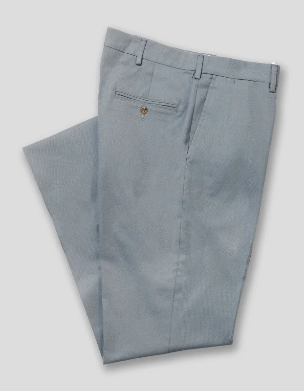 Men's stretch cotton casual cargo pants for outdoor adventuresSANDED TWILL PANTS - BLUE/GREY