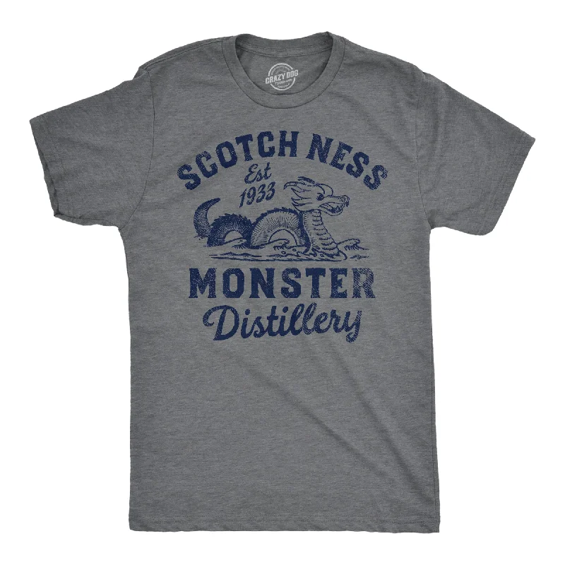 Men's eco - friendly recycled t - shirts for sustainable fashion choicesScotch Ness Monster Distillery Men's T Shirt Men's eco - friendly recycled t - shirts for sustainable fashion choicesScotch Ness Monster Distillery Men's T Shirt