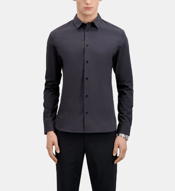 Men's organic cotton crew - neck t - shirts for everyday comfortShirt With Micro Patterns