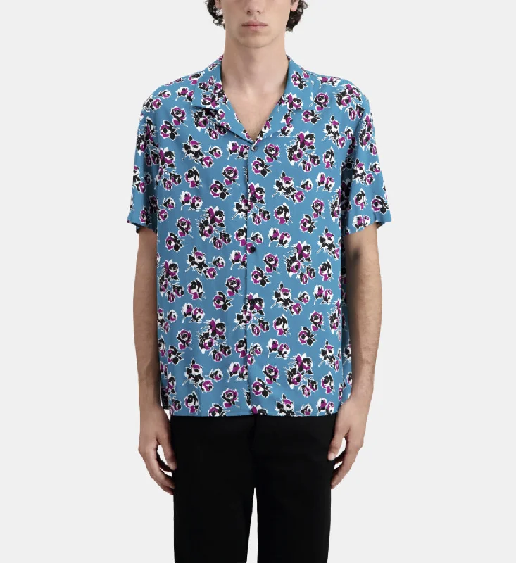 Men's moisture - wicking athletic t - shirts for intense workoutsShort Sleeved Printed Shirt