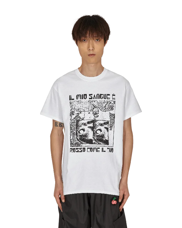 Men's moisture - wicking athletic t - shirts for intense workoutsBrain Dead Charity T-Shirt White