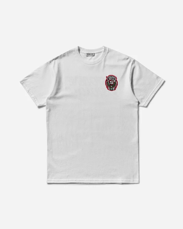 Men's mock - neck t - shirts with a modern and sleek styleCCCP Io Sto Bene Io Sto Male T-Shirt White