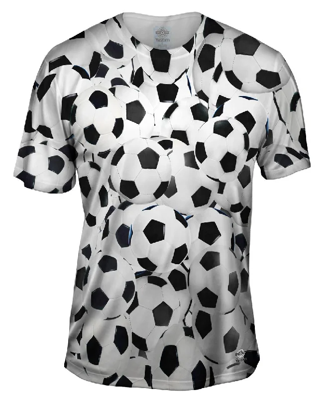 Men's plus - size pocket t - shirts with a classic lookSoccer Pride Soccer Ball