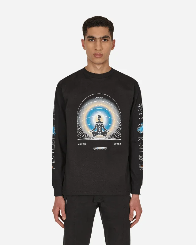 Men's lightweight performance t - shirts for running marathonsOneness Longsleeve T-Shirt Black