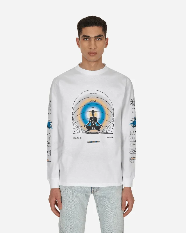 Men's distressed denim - look t - shirts with a rugged appealOneness Longsleeve T-Shirt White Men's distressed denim - look t - shirts with a rugged appealOneness Longsleeve T-Shirt White