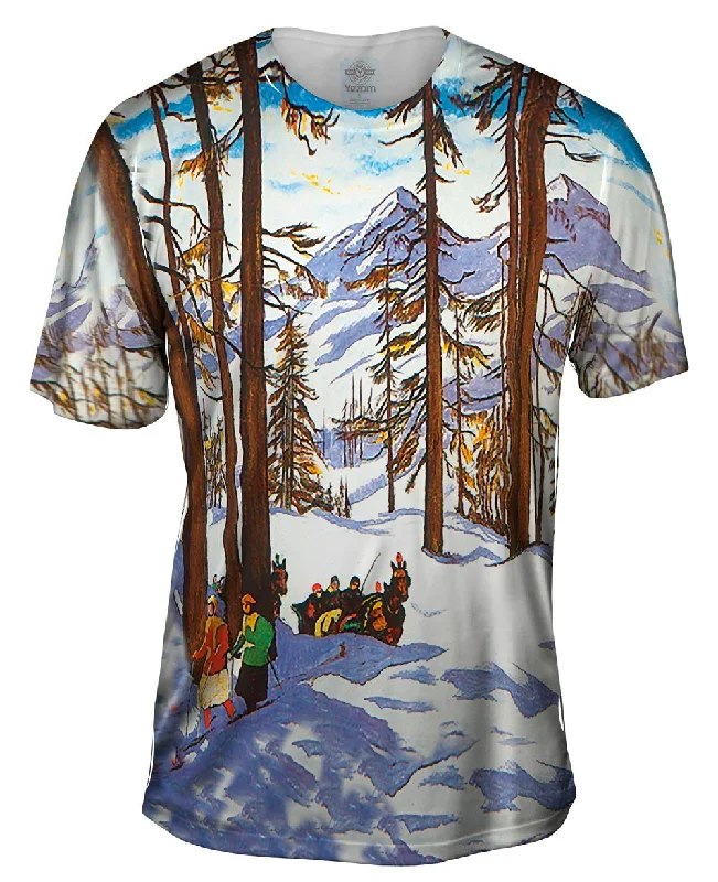 Men's organic cotton crew - neck t - shirts for everyday comfortSt Moritz Switzerland