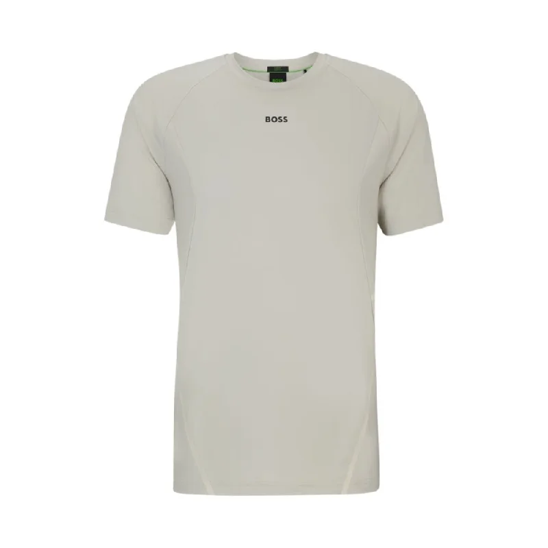 Men's antimicrobial t - shirts for odor - free freshness during travelSuper-stretch slim-fit T-shirt with decorative reflective artwork