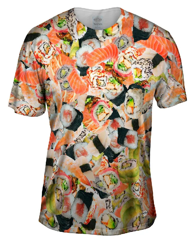 Men's organic cotton crew - neck t - shirts for everyday comfortSushi Grade Japanese Jumbo