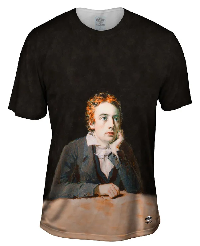 Men's slim - fit graphic t - shirts with vintage rock band printsThe Classics John Keats Men's slim - fit graphic t - shirts with vintage rock band printsThe Classics John Keats