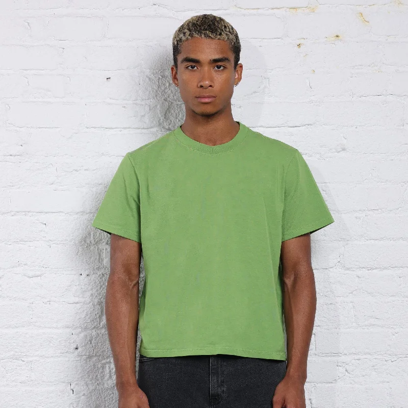 Men's smart - casual checkered t - shirts for semi - formal occasionsThe Silverlake Crop Tee II