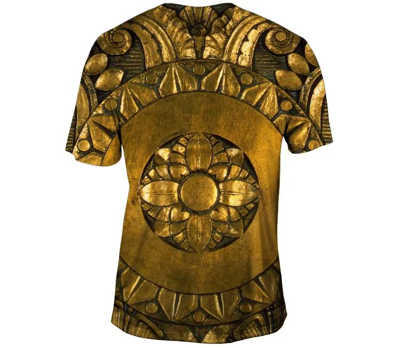 Men's thermal t - shirts with a high - neck design for cold weatherThe Sun Is Golden Men's thermal t - shirts with a high - neck design for cold weatherThe Sun Is Golden