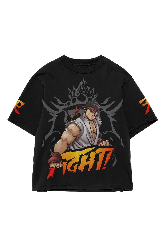 Men's short - sleeve linen t - shirts for summer beach outingsThe World Warriors Oversized T-shirt