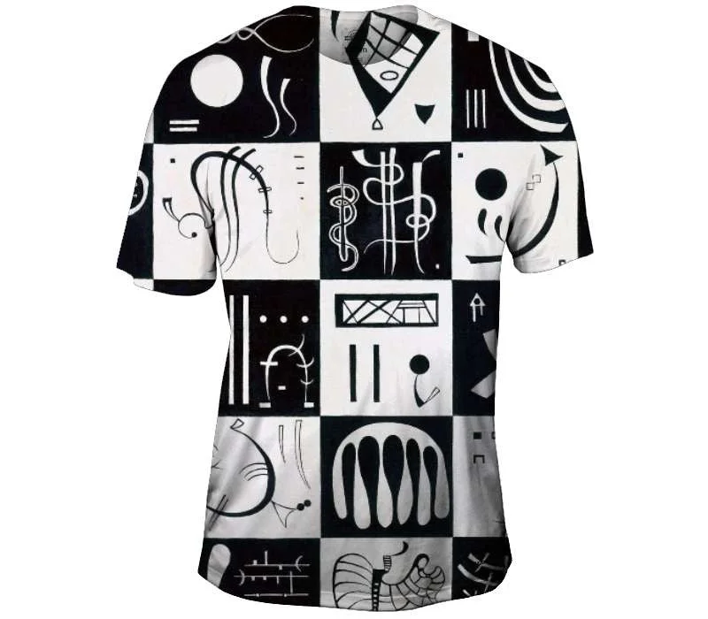 Men's smart - casual checkered t - shirts for semi - formal occasionsThirty - Kandinsky Men's smart - casual checkered t - shirts for semi - formal occasionsThirty - Kandinsky