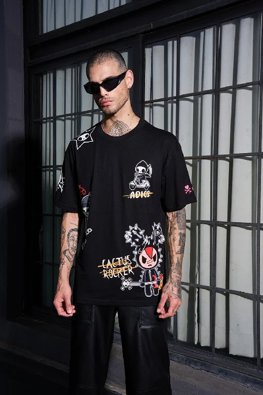 Men's eco - friendly recycled t - shirts for sustainable fashion choicestokidoki All Oversized T-shirt