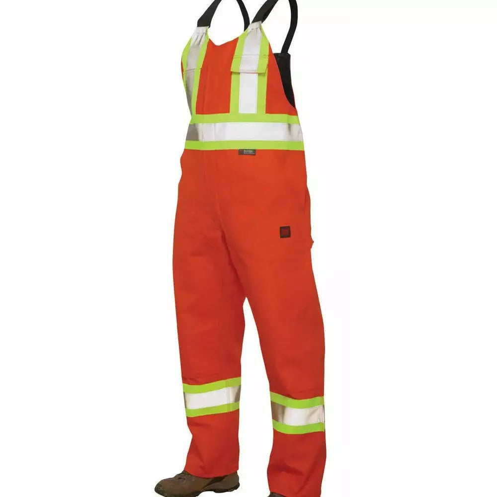 Overalls with a built - in tool belt for mechanics​Tough Duck Unlined Safety Overall S7647