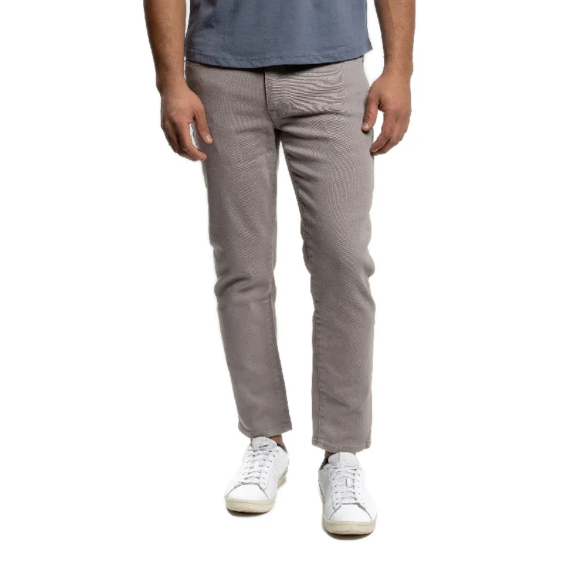 Men's lightweight linen casual beach pants for summer vacationsTravel Jeans Slim Fit - Light Grey