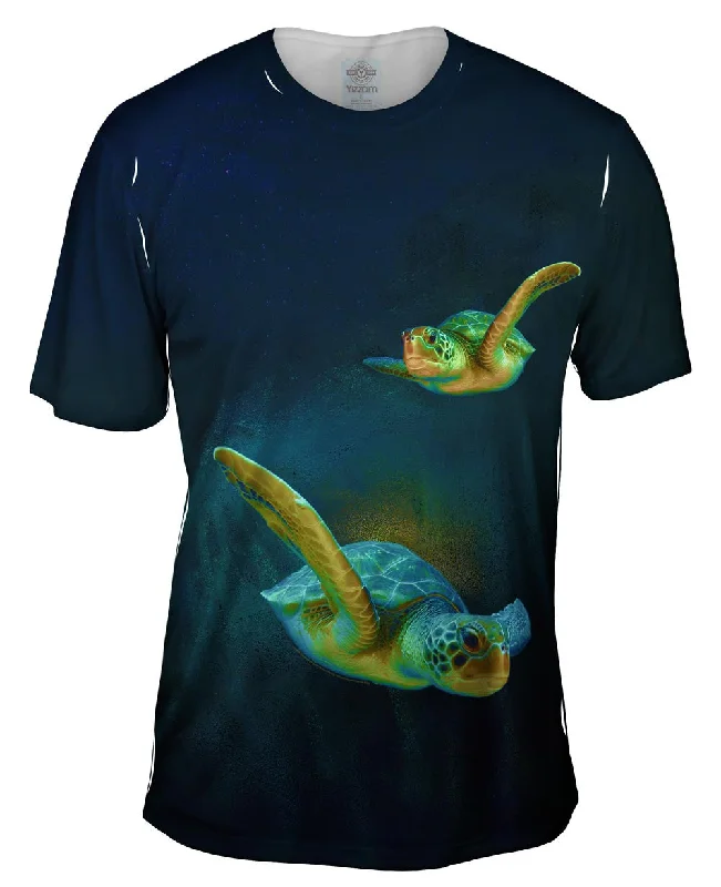 Men's v - neck muscle t - shirts for a body - building aestheticTurtle 001