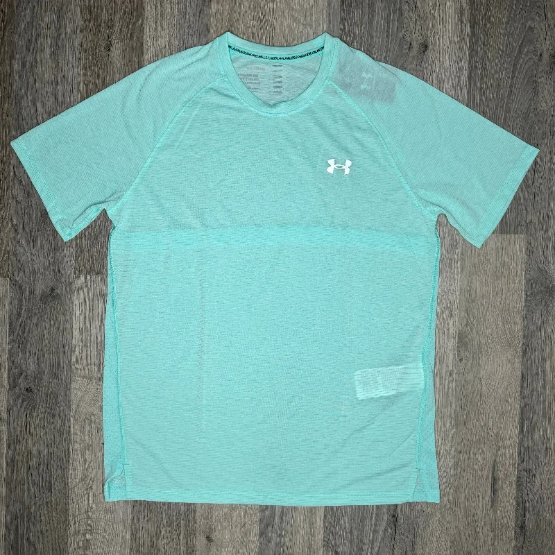 Men's smart - casual checkered t - shirts for semi - formal occasionsUnder Armour Streaker Tee Turquoise Men's smart - casual checkered t - shirts for semi - formal occasionsUnder Armour Streaker Tee Turquoise
