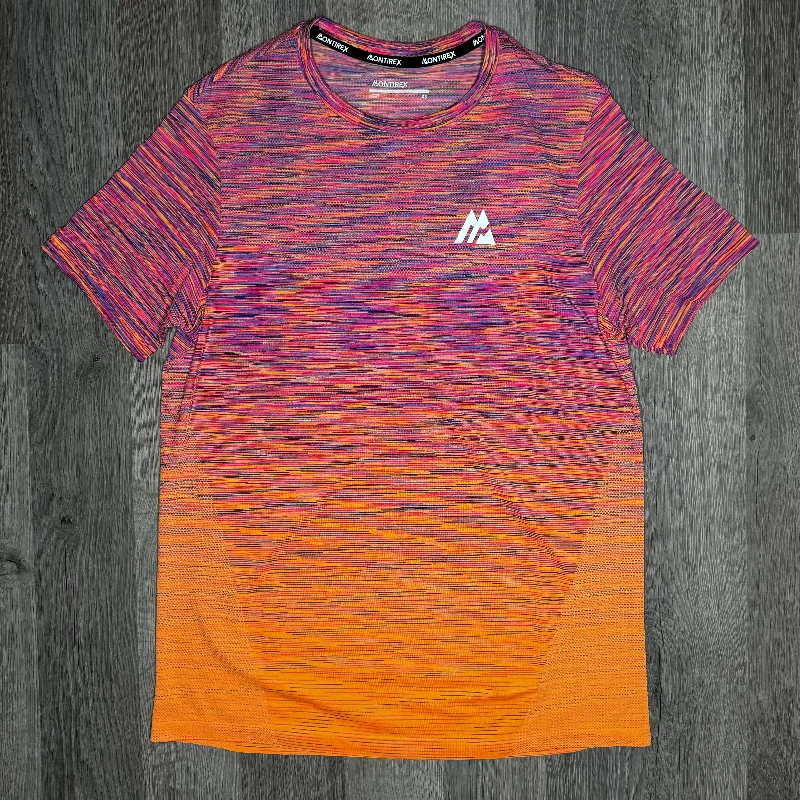 Men's printed Hawaiian t - shirts for tropical vacationsMontirex Trail Tee Pink Orange Men's printed Hawaiian t - shirts for tropical vacationsMontirex Trail Tee Pink Orange