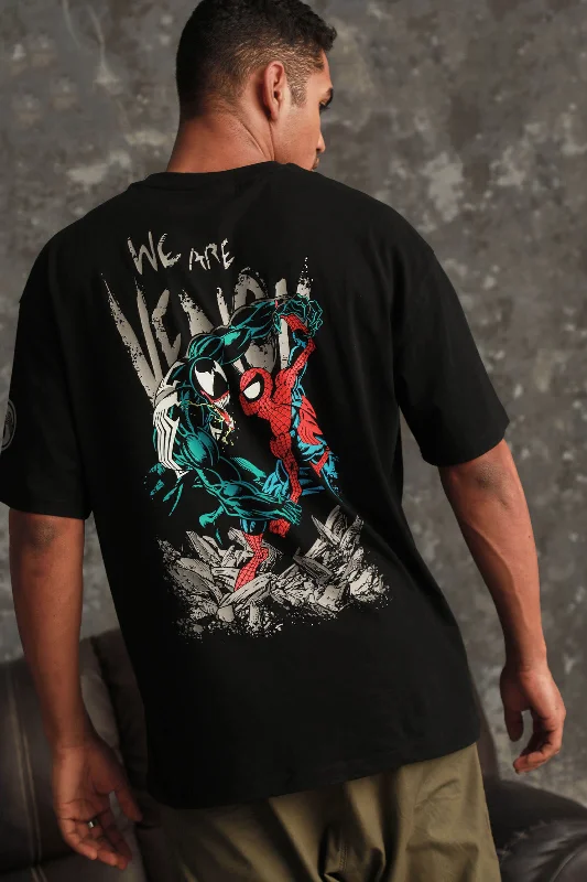 Men's lightweight performance t - shirts for running marathonsVenom Oversized T-shirt