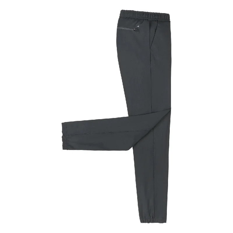 Men's cropped length casual linen pants for a breezy summer vibeWAHTS Morris Dress Jogger Pant Grey
