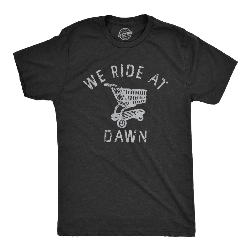 Men's smart - casual checkered t - shirts for semi - formal occasionsWe Ride At Dawn Men's T Shirt