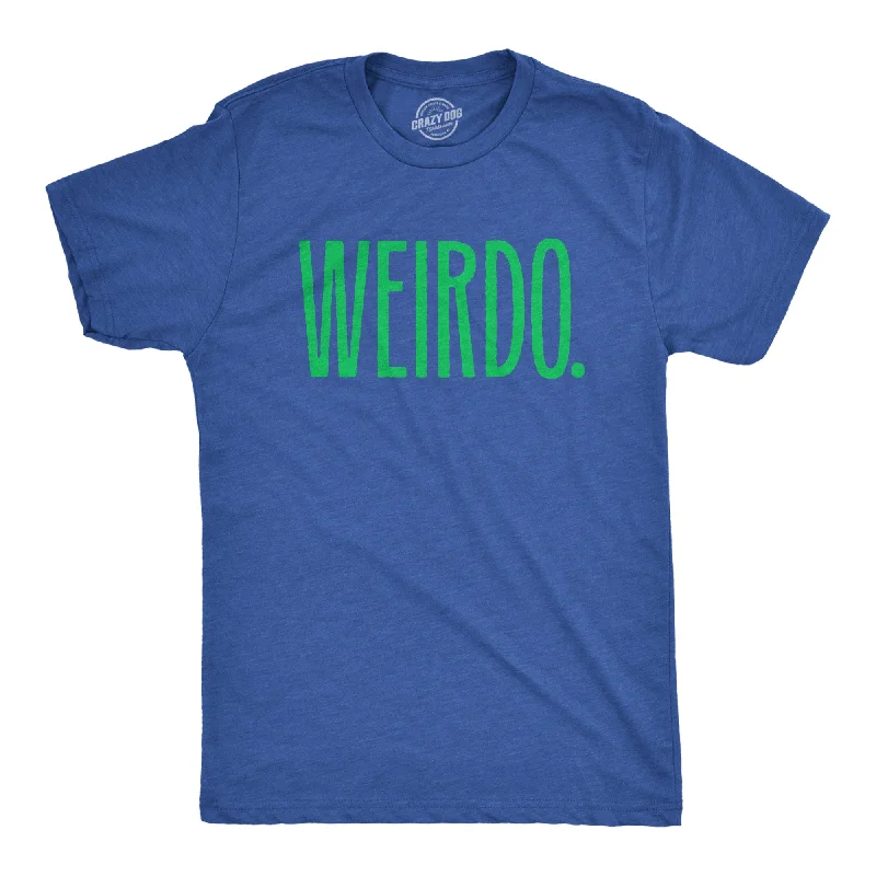 Men's ribbed t - shirts with a textured finish for added styleWeirdo Men's T Shirt