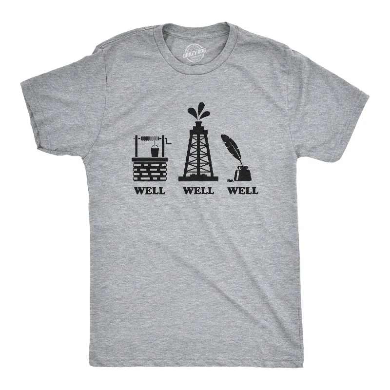 Men's organic cotton crew - neck t - shirts for everyday comfortWell Well Well Men's T Shirt